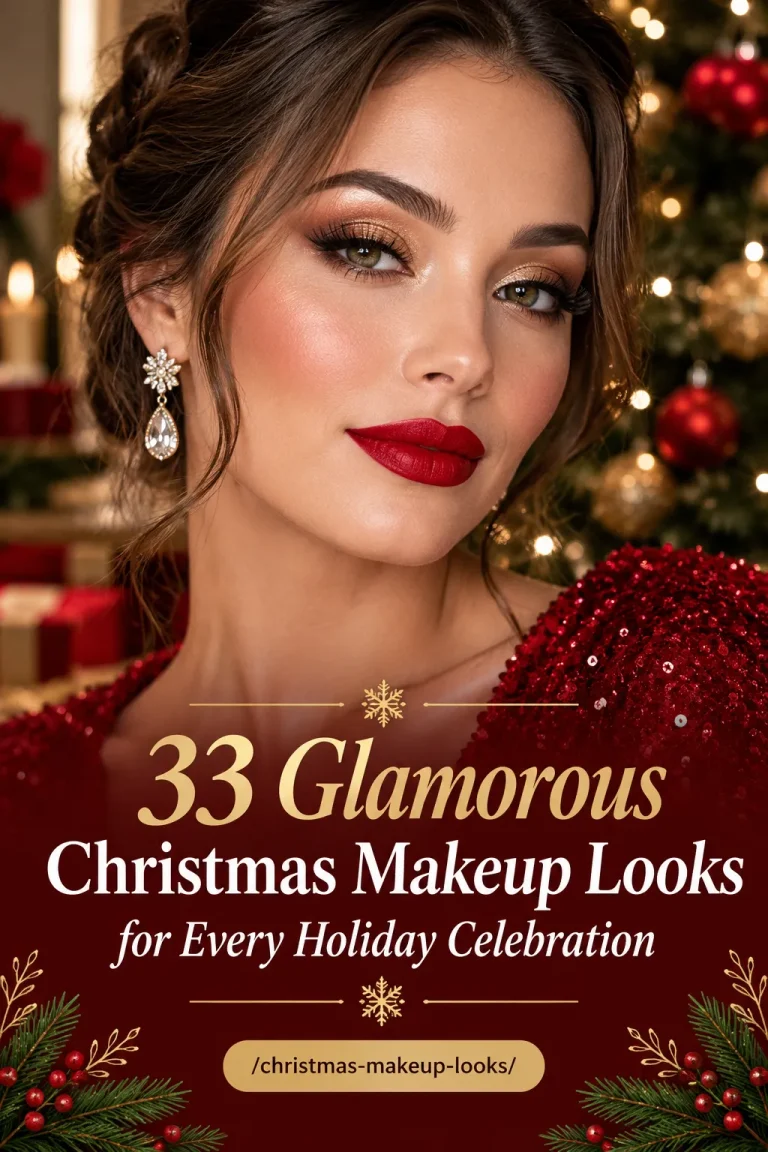 33 Glamorous Christmas Makeup Looks for Every Holiday Celebration